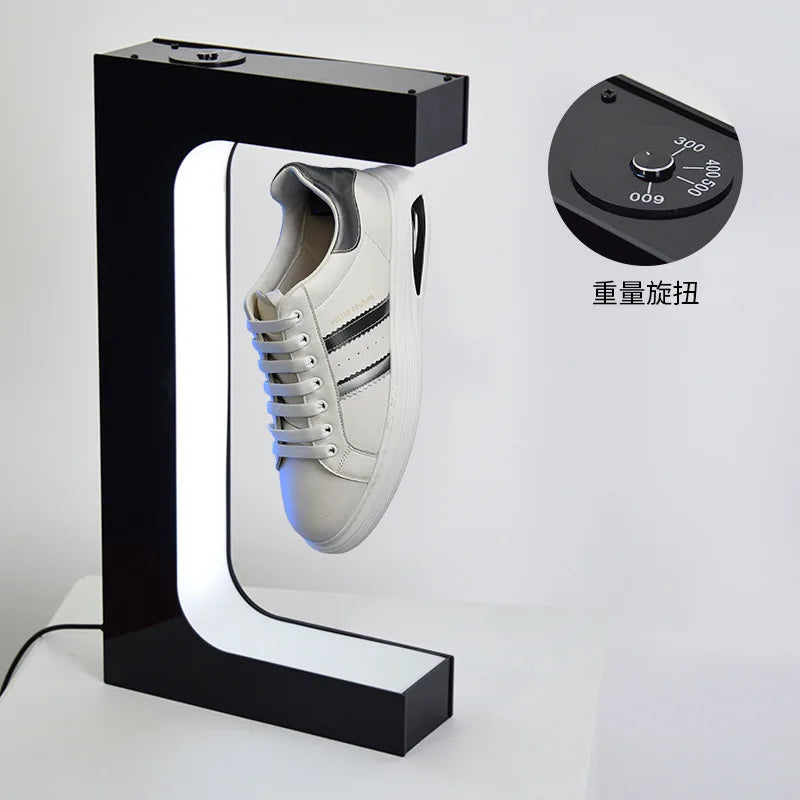 Barva E Barva Magnetický levitující stojan na tenisky s LED podsvícením