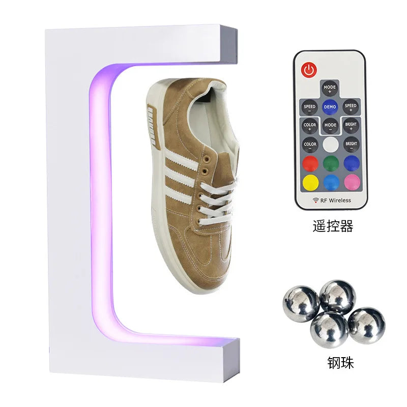 Barva D Barva Magnetický levitující stojan na tenisky s LED podsvícením